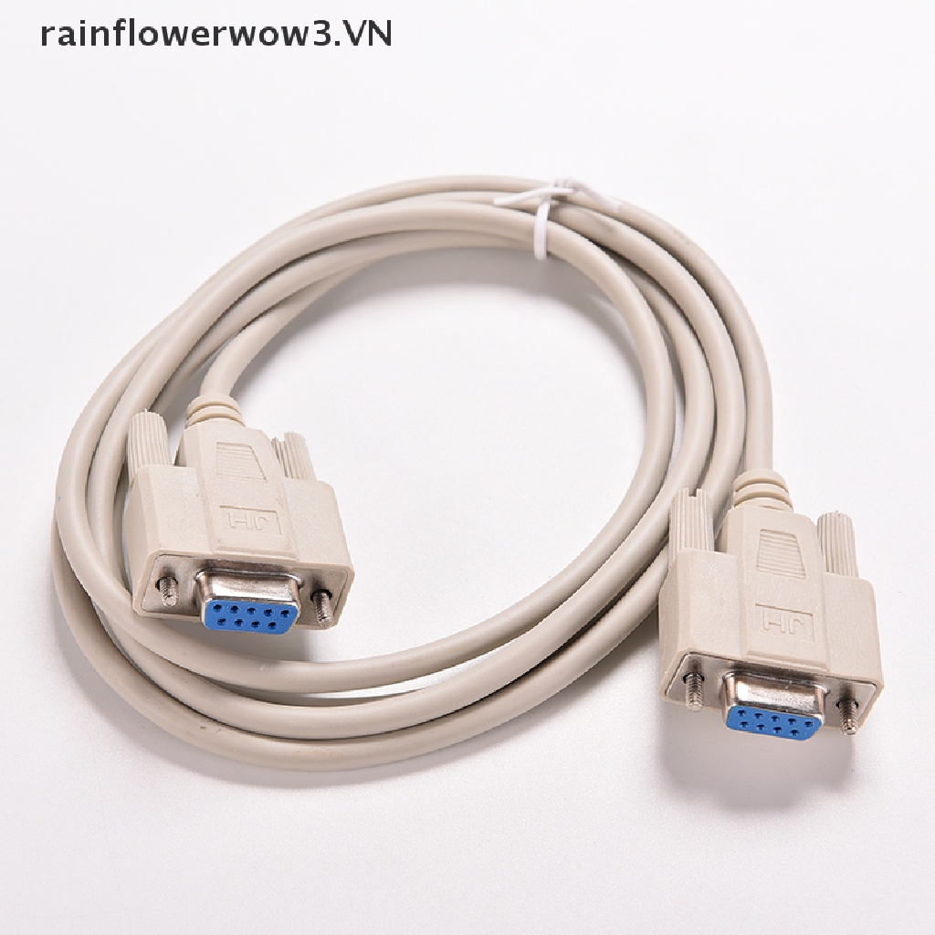 Cáp KếT NốI RS232 Chull Sang Lỗ CắM DB9 5ft 1.5m Dây Cáp Chuyển Đổi 9 pin Serial RS232 DB9 F / F Female Sang Female 1,5m RS232