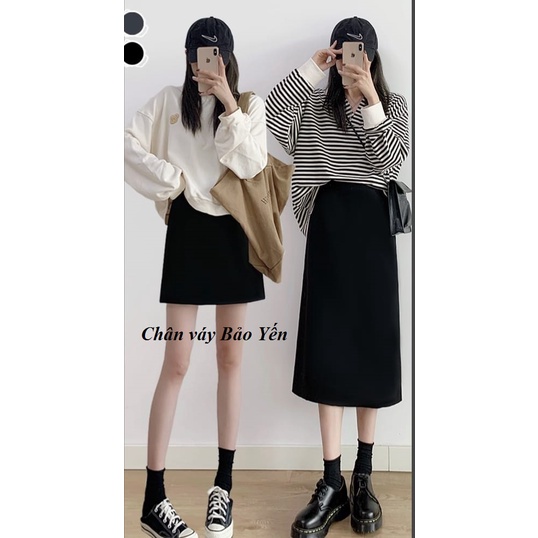 Chân váy đen ngắn - dài siêu xinh đủ size - M11+M30B