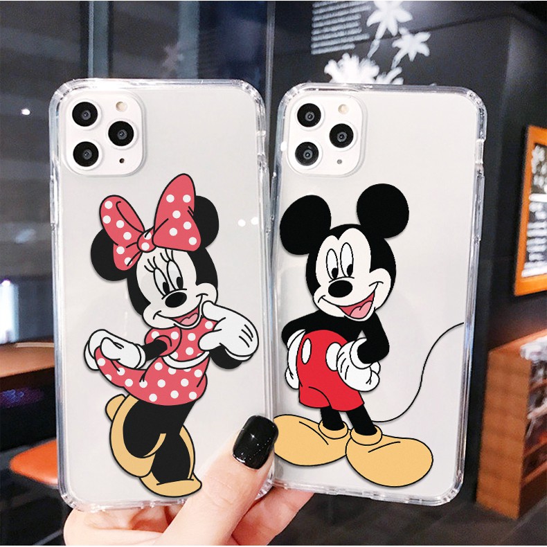 Ốp iphone silicon trong dẻo Couple Disneyy dành cho ip 6 đến 14promax - t11