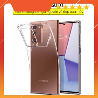 Ốp lưng dẻo cho Sámung Note 20/ Note 20 Ultra Silicon trong suốt - Hàng loại A+