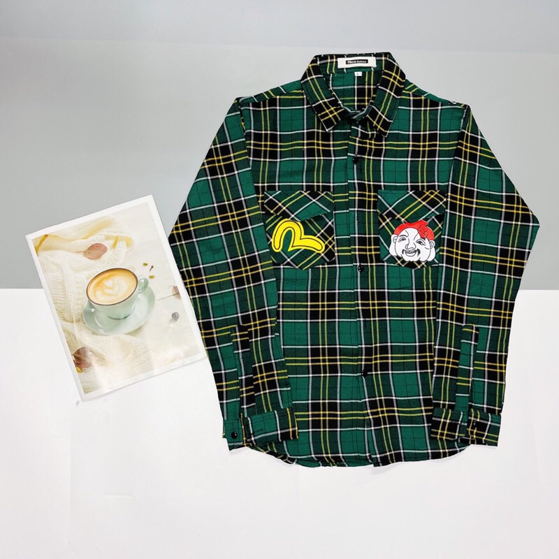 Áo Sơ Mi Nam Tay Dài CLUB Vải Nỉ Caro Cao Cấp Siêu Mềm Phong Cách Moto Club Thời Trang Hot Trend Mới