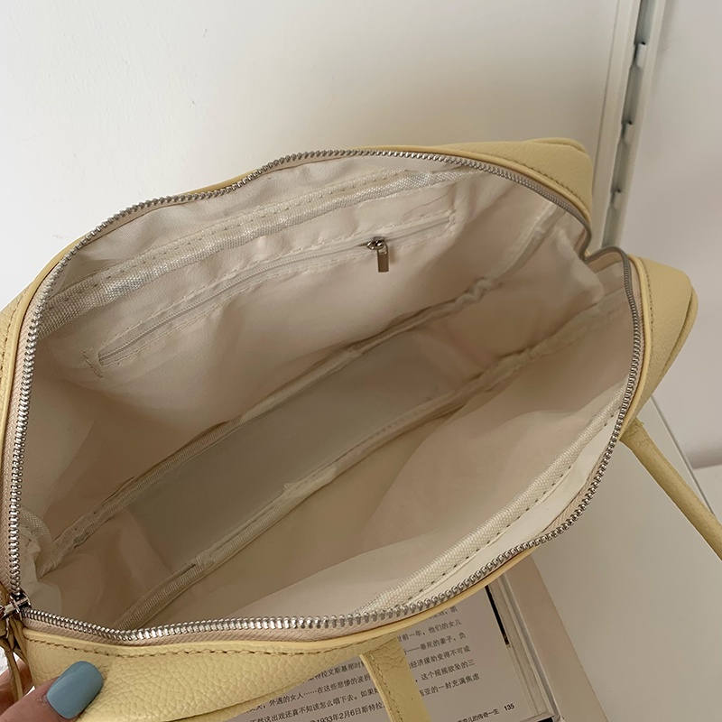 Túi Đeo Vai Cỡ Lớn Có Khóa Kéo Phong Cách Hàn Quốc Thời Trang Cho Nữ