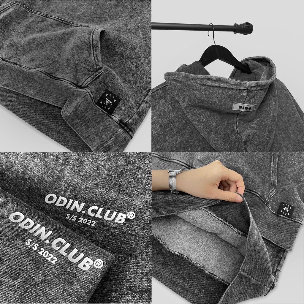 Áo Hoodie Oversize Odin Acid, Local Brand ODIN CLUB