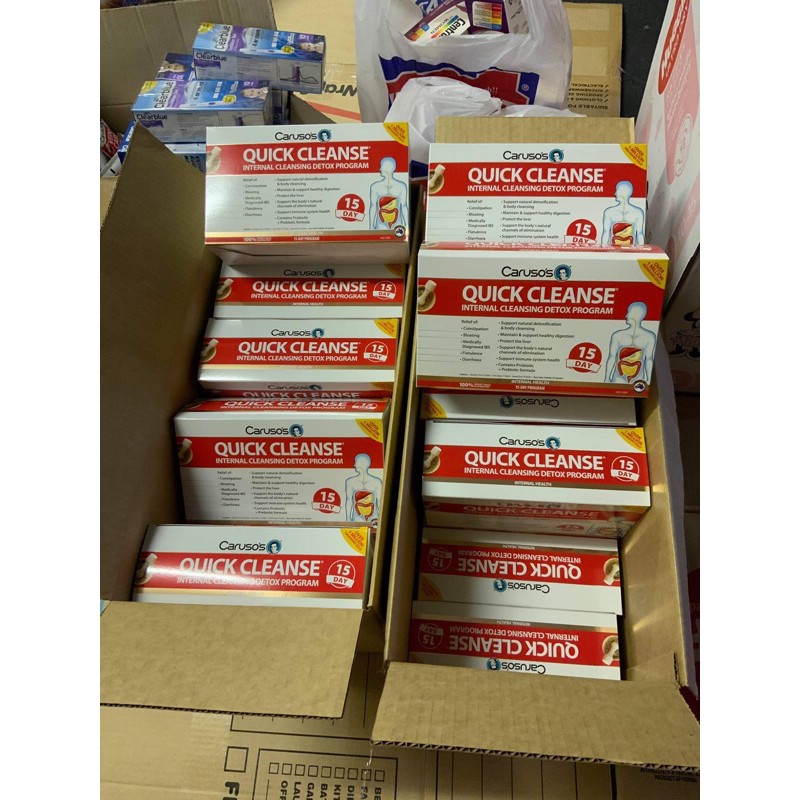 Bộ thải độc tố Quick Cleanse Caruso's -Bộ thải độc tố 15 ngày