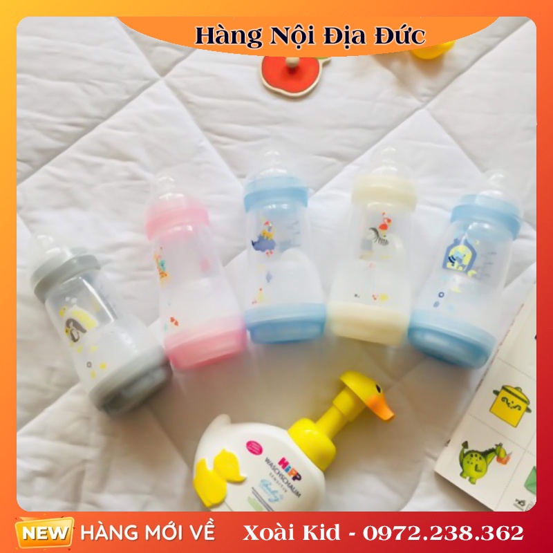 [Hàng nội địa Đức] Bình sữa Mam Đức size 160ml chống đầy hơi, chống sặc cho bé