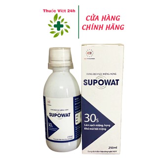Dung Dịch Súc Miệng Họng SUPOWAT (Chai 250ml) - 30s Làm Sạch Miệng, Họng - thuocviet24h