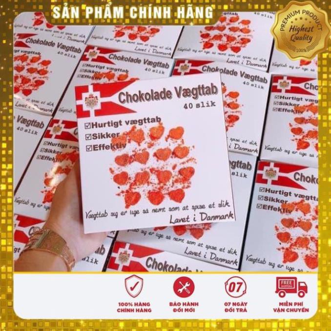 (Mã voucher: DANH1402 Giảm 10K Đơn 500k )KẸO SOCOLA GIẢM CÂN ĐAN MẠCH Hộp Trắng Túi Đen