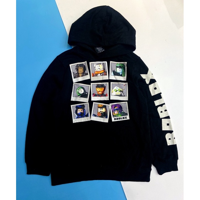 Áo nỉ hoodie có mũ Roblox Minecraft cho bé trai Thu đông 2022