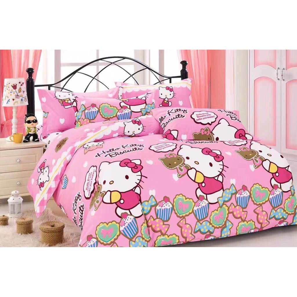 Vải cotton lụa 100% may chăn ga gối - Hình họa