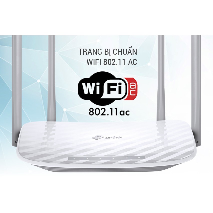 Router Wifi TP-Link Archer C50 (AC1200) Chính hãng (4 anten, 2 băng tần) siêu mạnh bảo hành chính hãng 24 tháng 1 đổi 1