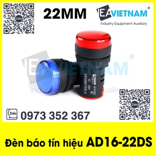 Đèn báo tín hiệu phi 22 ad16-22ds 220v 24v / đèn báo pha phi 22mm có led / đèn báo phi 22