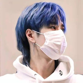 Bộ tóc giả ngắn màu xanh dành cho nam và nữ