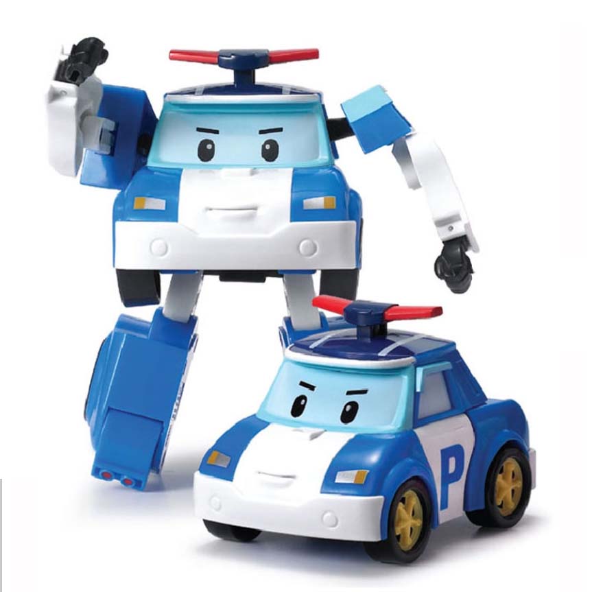 Bộ 4 xe Robocar poli xinh xắn đáng yêu - Đồ chơi sưu tập kích thích trí tưởng tượng và sự khéo léo