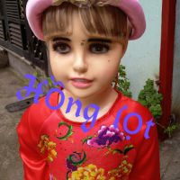 Mấn phối áo dài cách tân. Hoa