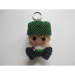 Móc khóa Zoro hạt cườm - One Piece