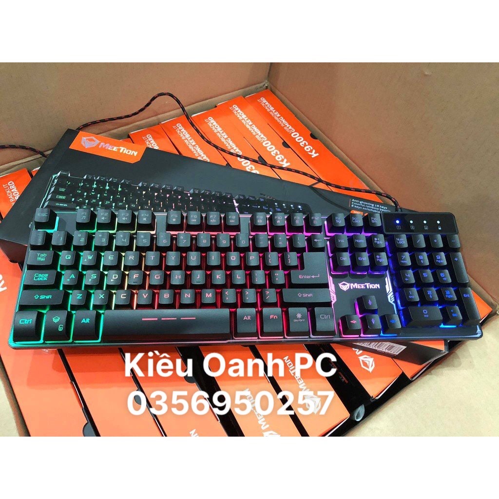 Bàn Phím Giả Cơ Chơi Game K9800 Gipco Có Led , Cổng Usb
