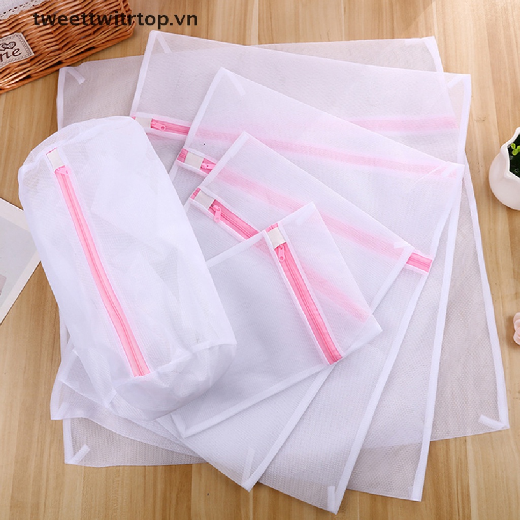 Túi Lưới Giặt Đồ Lót 3 Kích Thước Có Khóa Kéo Tiện Lợi