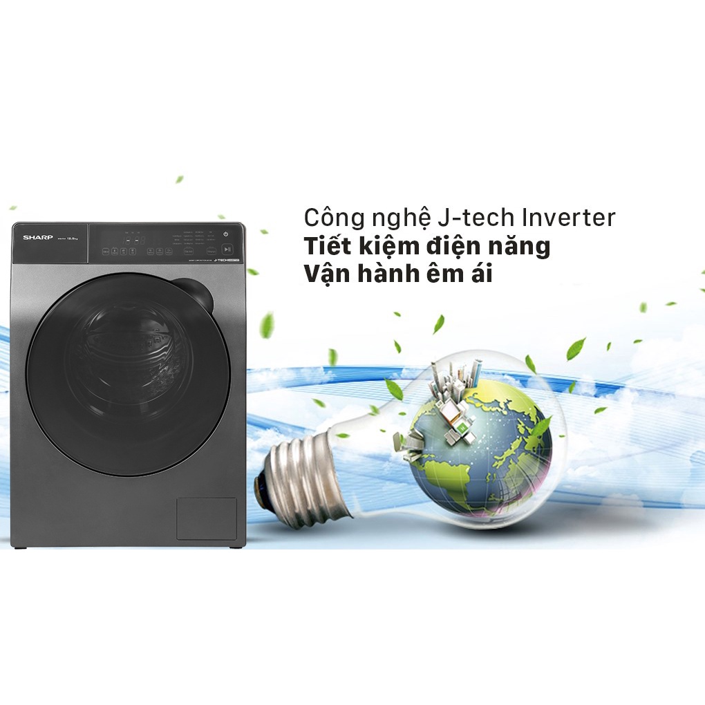 Máy giặt Sharp 8,5kg FK852EV-W / FK852SV-G