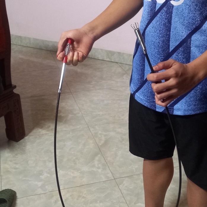 Dây thông cống dài 1m6 . Gắp rác thải và tóc rối trong đường ông bồn rửa, bát bồn rửa mặt