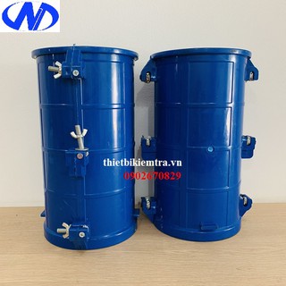 Khuôn đúc mẫu bê tông hình trụ 15X30cm bằng nhựa (loại tách nửa)