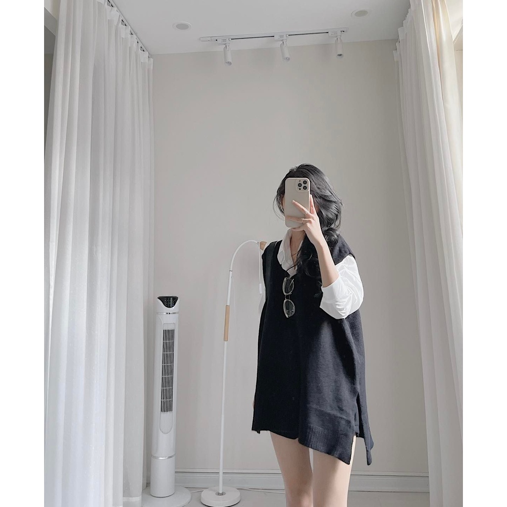 Áo gile dáng rộng by Samhyewear