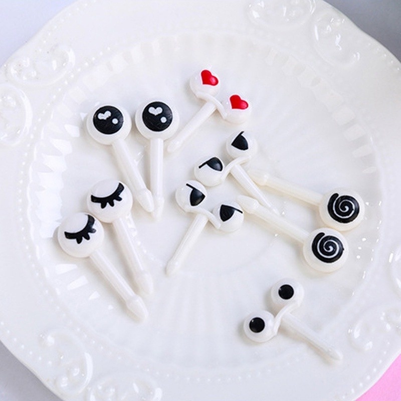 Set 6/10 Nĩa Ăn Trái Cây Hình Động Vật Dễ Thương