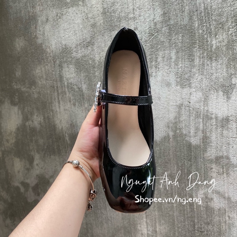 Giày Tiểu Thư Quai Đá Kiểu Dáng Lolita