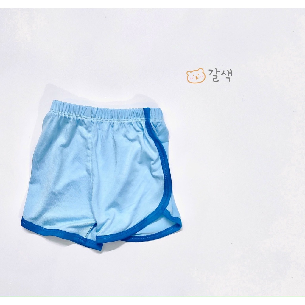 Quần thun lạnh bé trai, bé gái-Quần đùi hè cho bé