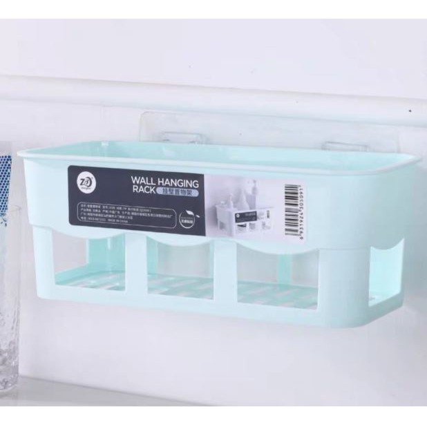 Kệ chữ nhật dán cường lực để đồ nhà tắm [ loại dày ]