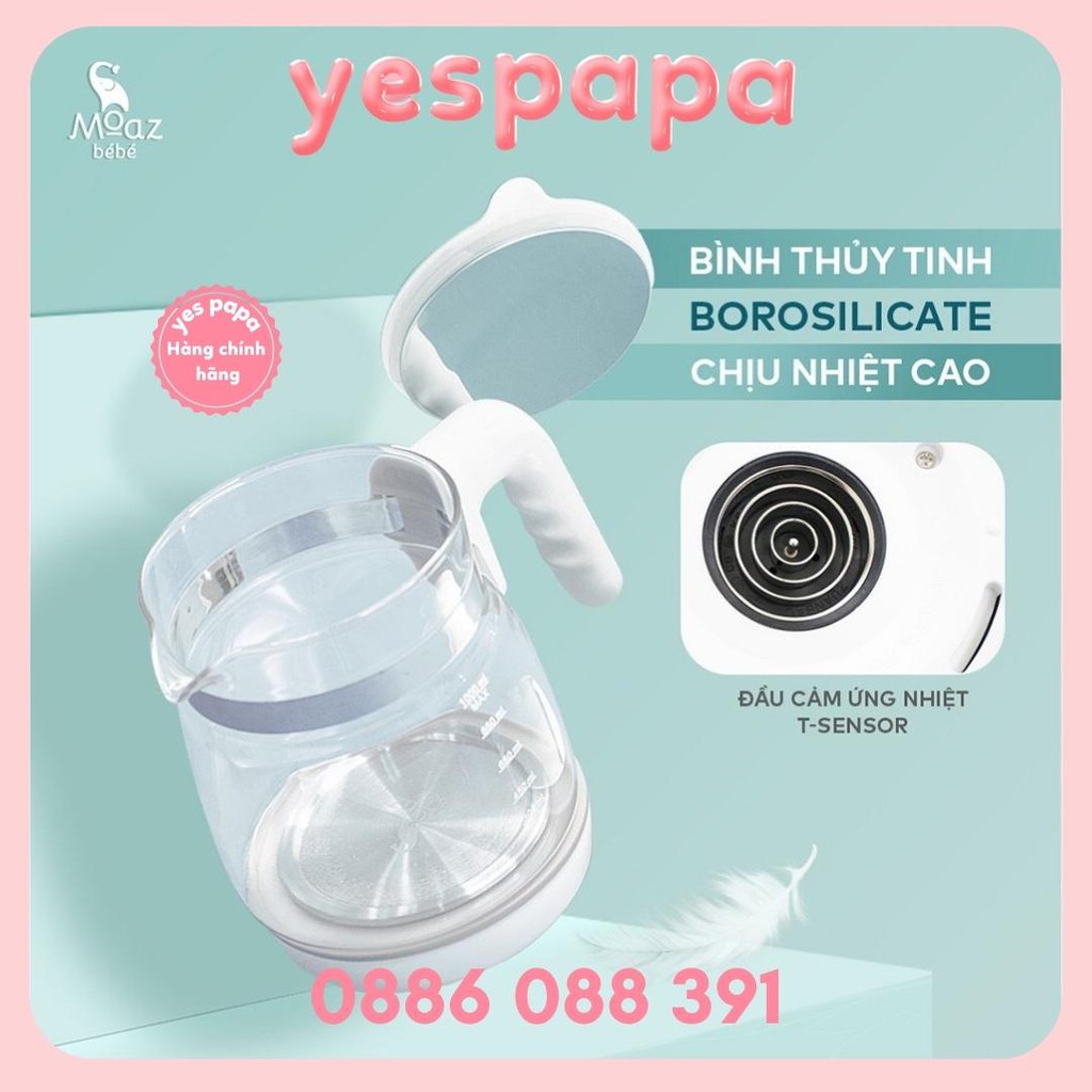 Bình đun nước đa năng thông minh MOAZ Bébé MB-002 1000ml