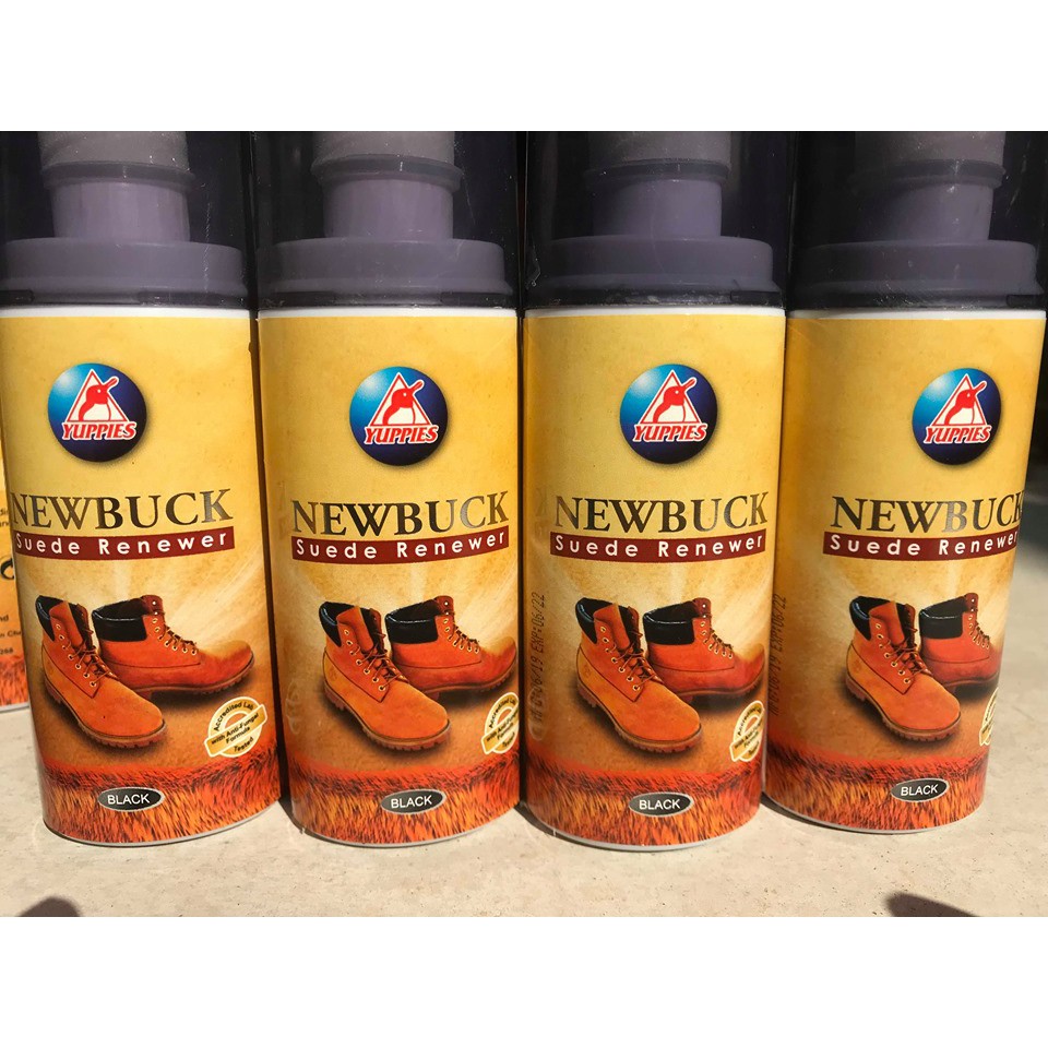 Một chai xi đánh giày da lộn NewBuck 75ml - làm mềm, làm mới da lộn và da buck (màu nâu và đen)