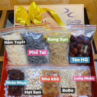 Set nguyên liệu Sâm Bổ Lượng 500gram/gồm 9vị/nấu ra 15-17cốc cho đại gia đình