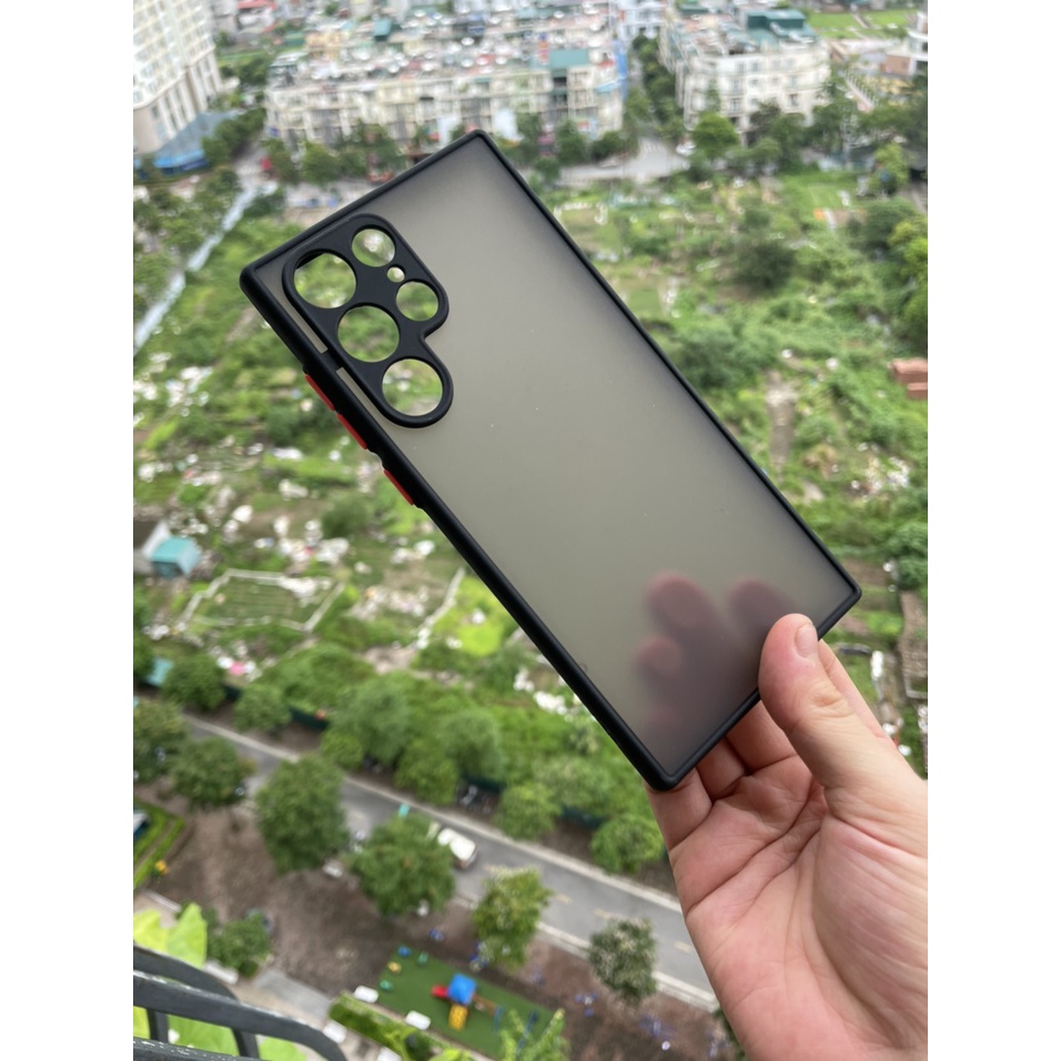 Ốp lưng Samsung Galaxy S22, S22 Plus , S22 Ultra 5G viền dẻo đen lưng nhám mờ