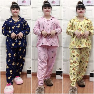 Đồ bộ Pijama bigsize lụa cao cấp [50-110kg]