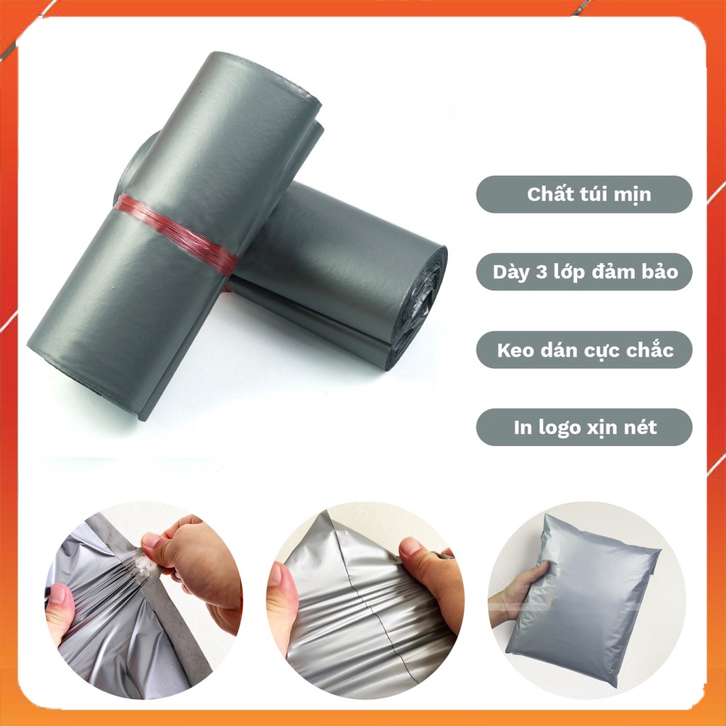 Túi Đóng Hàng Niêm Phong Hợp Phú Có Lớp Tự Dán Size 32x45 cm - Bịch 1 Kg Hàng Cao Cấp Dày Dẻo Bền Dai Giá Rẻ