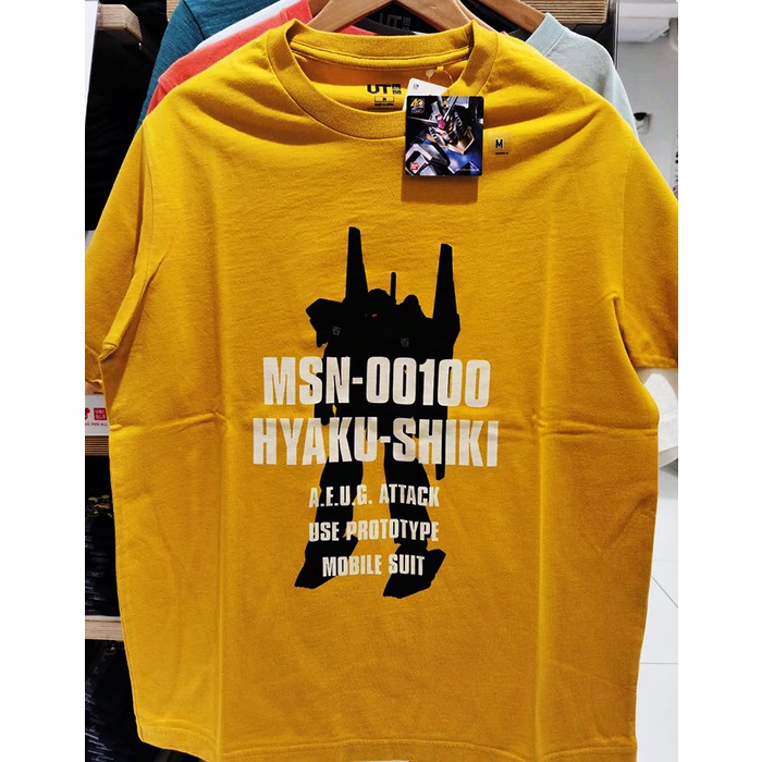Áo thun tay ngắn Uniqlo in hình Gundam 40th cá tính