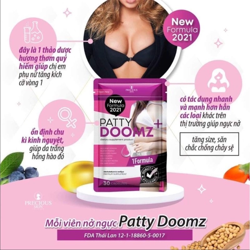 Pretty Doomz nở ngực mông trắng da hàng chuẩn Thái