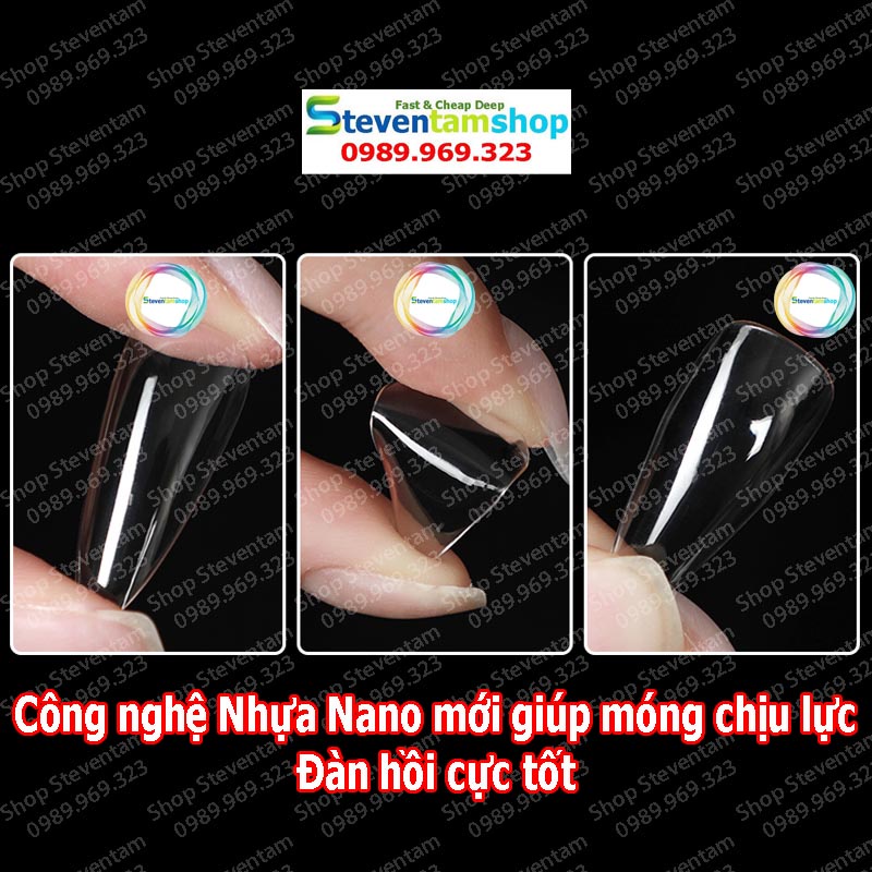 Móng up Silicon xịn full mẫu - vì 24 móng
