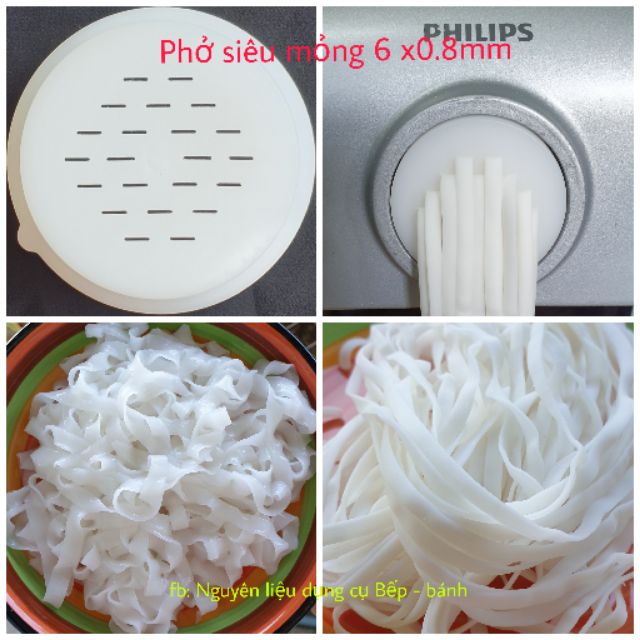 Khuôn phở mỏng cho máy làm mì Philips