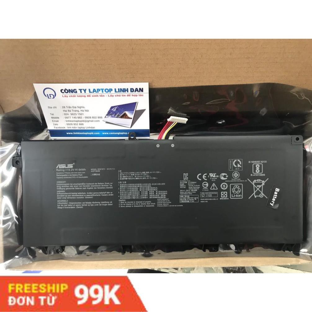 Pin (Cáp Ngắn)Original Asus GL503VD GL503VM GL703VD FX503VM FX63VD ZX63V B41N1711(Battery)