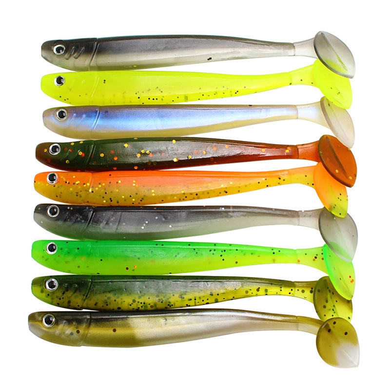 9Colors 10.5 cm/4.7g Artificial Rubber Soft Bait 3D Eyes Wobbler Simulation Bionic Bait Swimbait Sea Fishing Lures