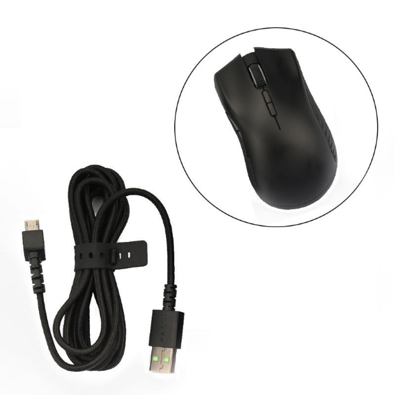 Dây cáp USB bằng nylon cho chuột không dây Razer Mamba