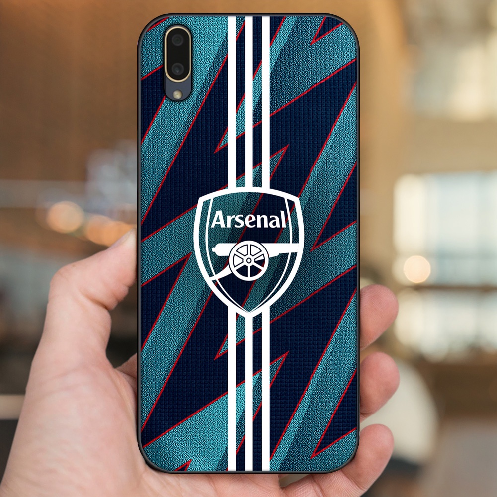 Ốp lưng Vivo V11 viền đen in hình Arsenal FC