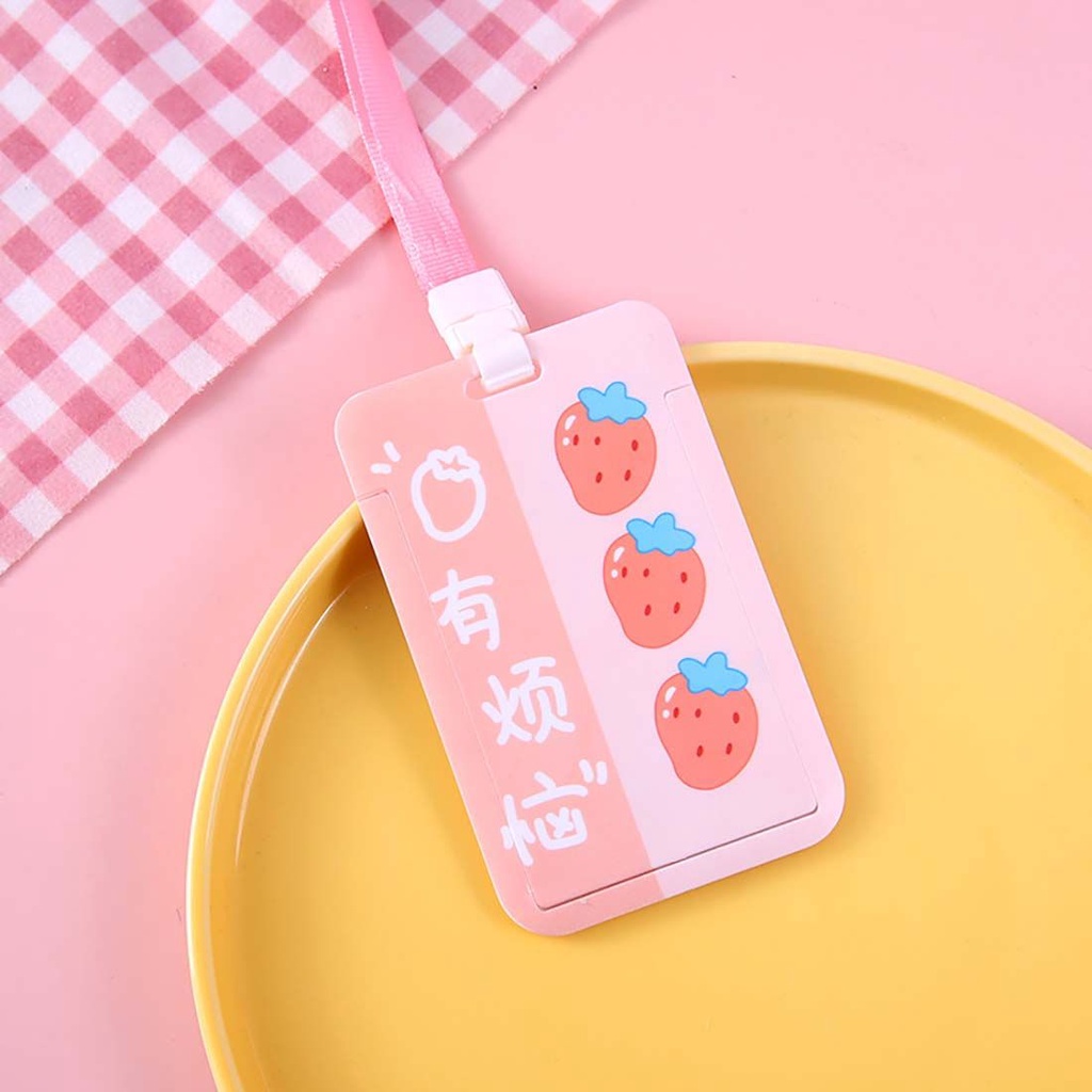 Ví Đựng Thẻ Ngân Hàng / Danh Thiếp Hình Xe Buýt Hoạt Hình Đáng Yêu Có Dây Kéo Ốp