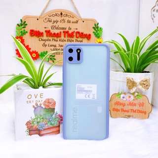 Ốp lưng REALME C11 nhám viền màu