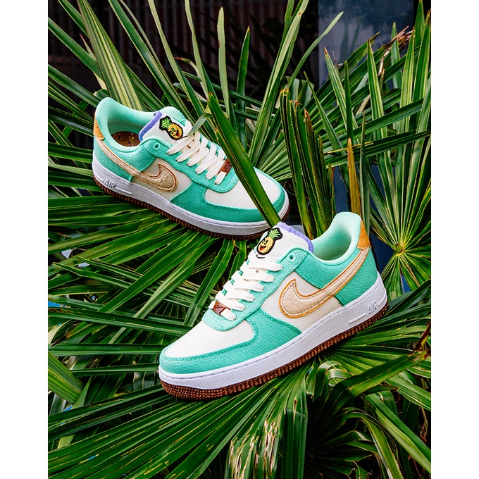 Giày thể thao chính hãng unisex Nike Air Force 1 Happy Pineapple