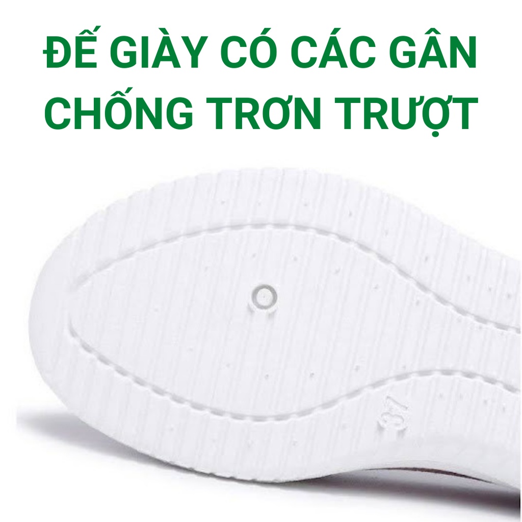 Giày lười nữ slip on vải lưới thoáng mát co giãn đế cao su bệt mềm dẻo thích hợp đi tập thể dục đi bộ đi làm đi chơi