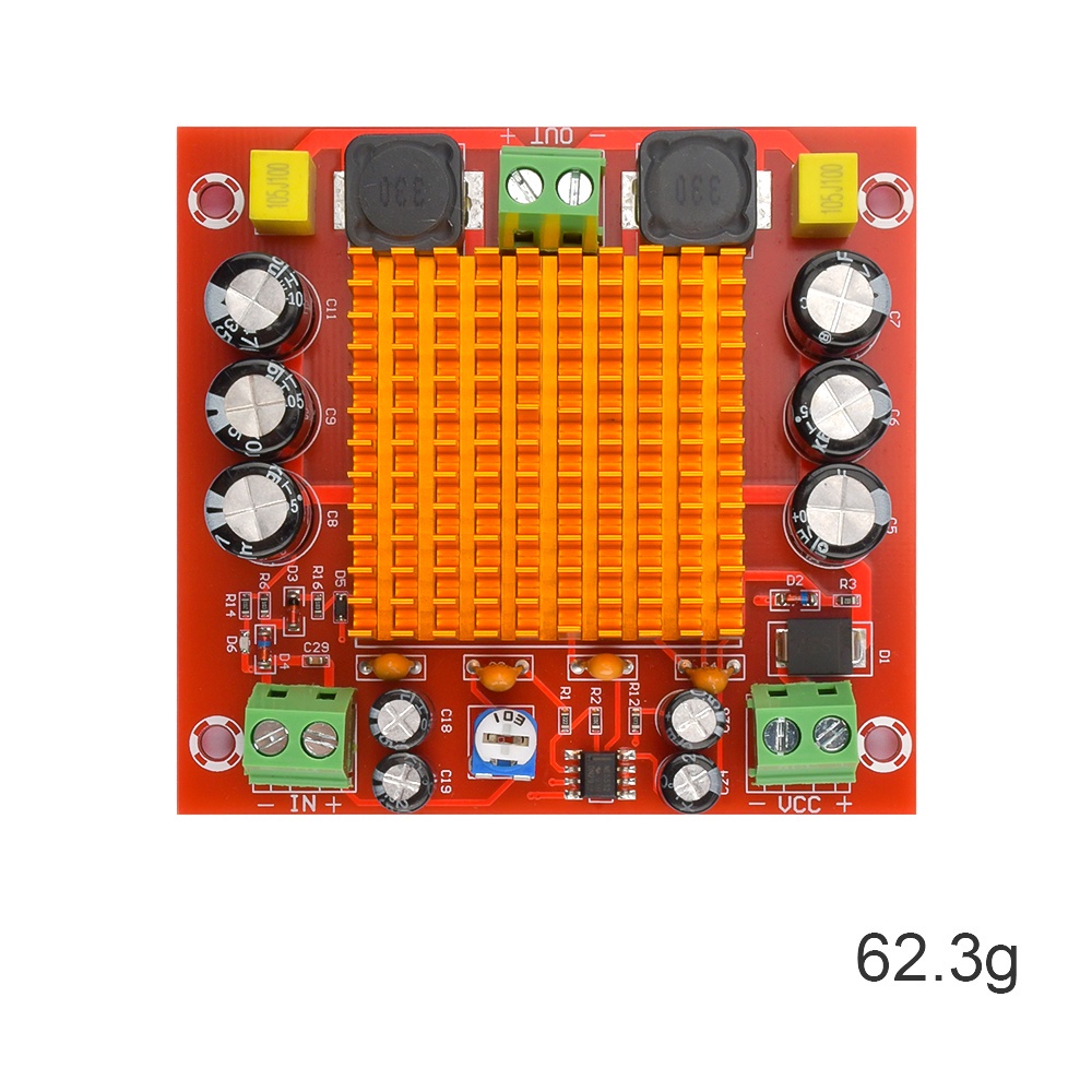 Bảng mạch khuếch đại âm thanh kỹ thuật số AIDEEPEN XH-M544 Mono 80W DC12-24V chuyên dụng