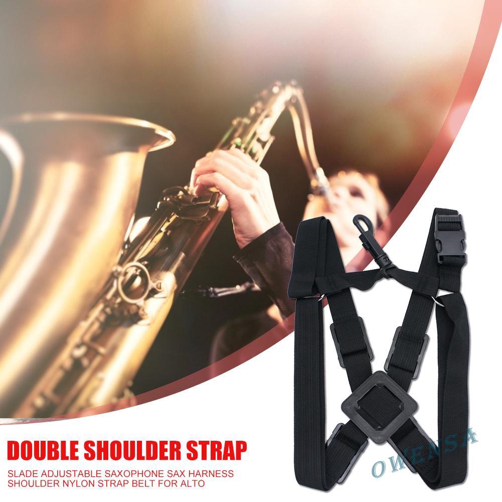 『ow#Alto Tenor Soprano Saxophone Harness Oxford Cloth Sax Shoulder Strap Belts☆