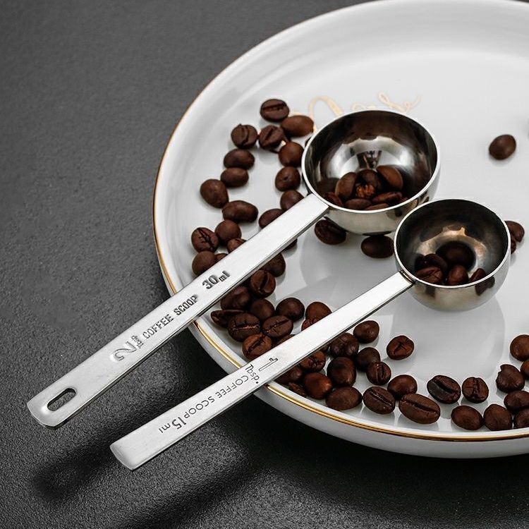 Muỗng Đong Cà Phê / Bột / Bột / Cà Phê Bằng Inox Dày 15ml 10g Tiện Dụng